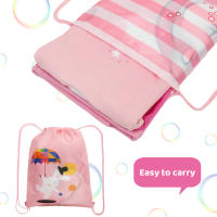 Toalla De Baño Infantil Con Capucha Y Bolsa De Almacenamiento Absorbente Rápido Tela Suave Y Confortable Para Niños Toalla De Playa - details 2