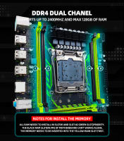 Placa Base X99-8D4 ZSUS Con CPU Xeon E5 2630 V4 DDR4 16GB RAM 2133MHZ NVME M.2 SATA Compatible Con LGA2011-3 Para Desktop Y Servidor - details 4