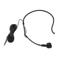 Microfono De Cuello Ligero Con Cable De 16.4 Pies Jack De 6.35mm Para Enseñanza Karaoke Y Habladores Microfono Earhook Para Hombres - details 6