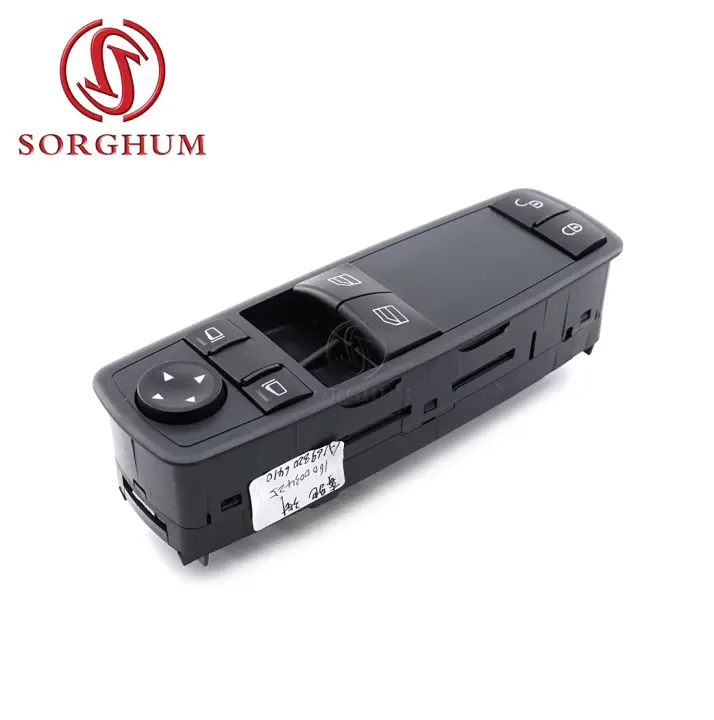 Interruptor De Control De Ventanas Eléctricas SORGHUM Master Para Mercedes Benz Clase a B W169 W245 A160 A180 B200 A1698206510 Negro Con 3 Pines - 1