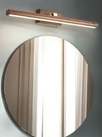 Lámpara De Espejo De Pared En Madera Sólida Negra LED Rotativa Para Baño Decoración De Exposición De Arte Iluminación Diaria Moderna - details 7