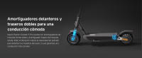 Official | Xiaomi Electric Scooter 5 Pro, Amortiguadores dobles delantero y trasero 60 km, Duración de la batería prolongada 1000 W, Potencia máx 22 %, Pendiente máxima 10", Ruedas anchas sin cámara, Luz delantera automática - details 2