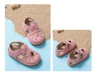 Sandalias De Verano Para Bebés Niñas Cuero Genuino Anticolisión Zapatos Infantiles Princesa Para Niños Playa Transpirables Talla True Fit Con Cierre De Correa - details 5