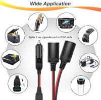 Adaptador De Encendedor De Coche Randpow 1 a 4 Con Tubo De Seguridad De Vidrio Y Fusible De 15A Enchufe De Carga De 2 Maneras Splitter De Plástico Y Metal De Alta Calidad - details 2