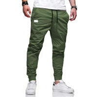 Nuevos Pantalones De Cargo Para Hombre Estilo Casual Color Sólido Talla Grande Joggers Tejidos Pantalones Rectos Para Deporte Y Ropa Casual - details 7