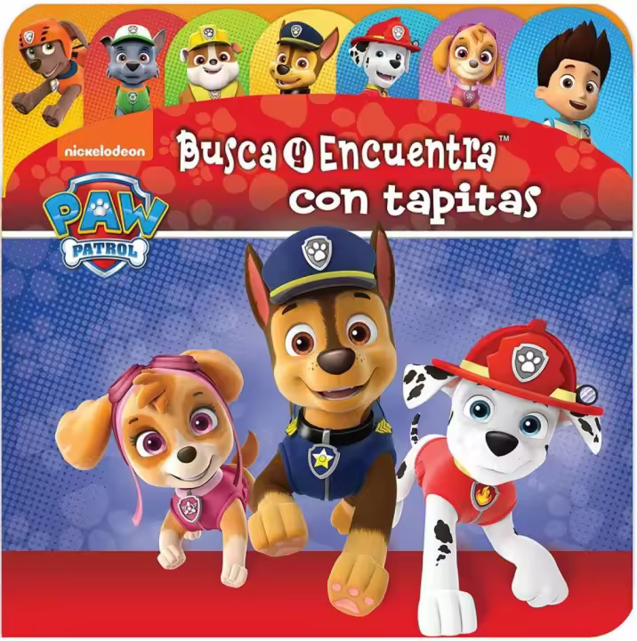 Libro BUSCA Y ENCUENTRA CON TAPITAS PATRULLA CANINA LAF LF. Editorial PI KIDS Año 2023 Autor Patrulla Canina ISBN 9781503768970 - 1