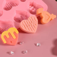 Molde De Silicona Para Chocolate Y Pasteles En Forma De Corazón Multicavity Regalo Para Hornear Y Hacer Candles Tamaño Pequeño - details 15