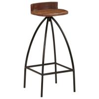 vidaXL Taburetes de cocina 2 unidades madera maciza reciclada - details 5