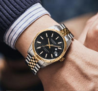 Reloj Mecánico Para Hombre CADISEN Marca De Lujo Acero Inoxidable Resistente Al Agua Estilo De Negocios Dial Luminoso Calendario Completo Cristal De Zafiro - details 8