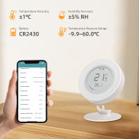 Sensor De Temperatura Y Humedad Inteligente AVATTO Tuya ZigBee Pantalla E-ink Batería De Bajo Consumo Compatible Con Alexa Google Home - details 5