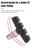LEBYCLE Frenos De Bicicleta Pies De Freno Resistente Al Desgaste 55mm Para Ruedas De Aluminio De 14 16 18 20 Pulgadas - details 4