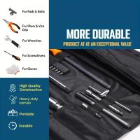 Bolsa De Herramientas Multifuncional De Tela Oxford Con Manijas Prácticas Para Electricista Y Cincel Instrumento De Transporte Caso De Paquete De Instrumentos - details 4