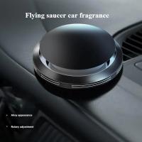 Aromaterapia Para Coche En Forma De UFO Perfume Sólido De Larga Duración Luz De Rotación Ajustable Decoración Para Vehículo - details 7