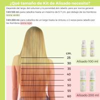 Alisado Orgánico Cabello 100% Vegano Profesional [100 ml] Alisado en Casa 100% Sin Formol, Sin Sulfatos, Nutre, Hidrata, Repara la Cutícula y Alisa, 0% Frizz Aluminalia - details 3