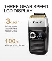 Kit De Pelacabelos Eléctrico Profesional Kemei KM-2290 KM-1113 KM-2026 Para Hombres Corte De Pelo Y Barba Recargable USB Con Cuchilla De Acero Inoxidable - details 23
