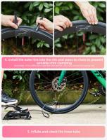 Ridenow 1Pcs Tubo De Bicicleta De Aluminio Super Ligero 700C Para Rueda De 20-25 Pulgadas TPU Largo De 65-85mm Para Carretera - details 12