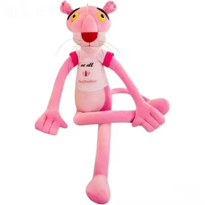 Muñeco De Peluche Disney Rosa Lindo Peluche De Pantera Suave Regalo De Cumpleaños Para Niños Y Adultos Relleno De Algodón PP - 1