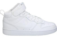 NIKE | Deportiva Nike Court Borough Mid 2 Kids - Zapatilla Casual Infantil en Color Blanco – Zapatilla Alta con Cierre de Cordones y Velcro – Estilo Casual – Cómoda – Combinable – Versátil – Modelo CD7782-100 - details 0
