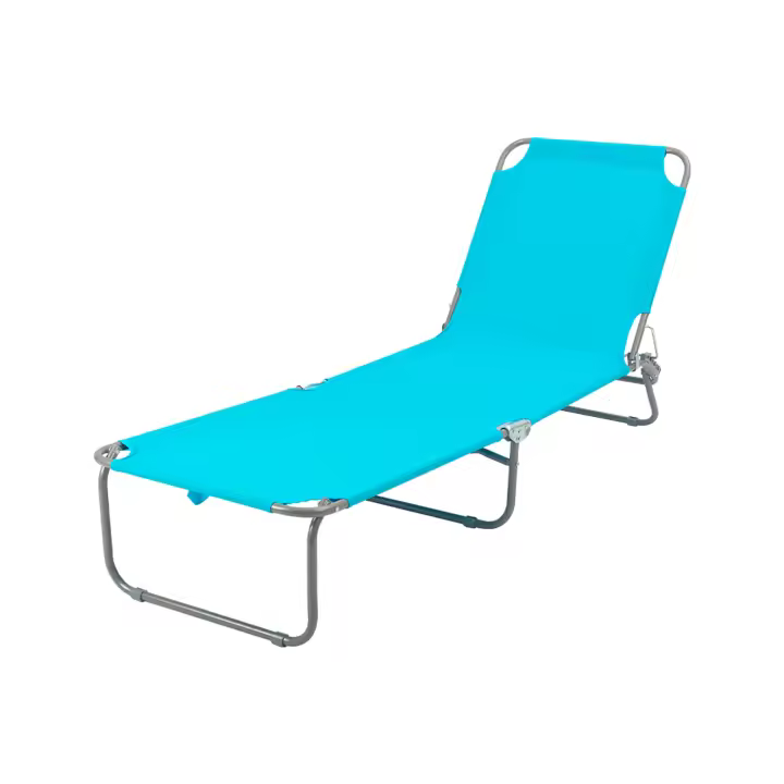 UD - Silla Plegable de Playa o Jardín – Azul Marino, Soporta Hasta 110 kg - 1