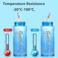 Botella Deportiva De Agua Con Filtro Grande 2L 3L Capacidad Eco-amigable Plástico BPA Libre Portátil Para Fitness - details 7