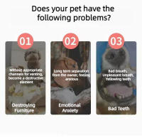 Juguetes Resistentes Para Masticar Para Perros Grandes Sabor a Carne Indestructibles Bonecos De Limpieza De Dientes Para Perros Juguetes Para Masticar - details 1