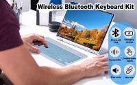 Teclado Bluetooth, teclado inalámbrico ligero y portátil para iOS, iPhone, iPad, Samsung, Lenovo, Huawei, Android, Windows, compatible con todos los dispositivos Bluetooth. - details 0