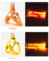 Harnés De Moda Para Perros Con Luz LED Electrónica Y Correa De Nylon Accesorios Para Mascotas Vests Luminosos Para Animales - details 6