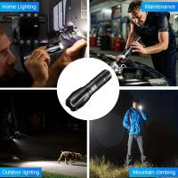 Linterna Táctica LED De Alta Potencia 5 Modos De Luz Con Zoom Portátil Impermeable Para Camping Caza Exterior Hiking Aleación De Aluminio - details 7
