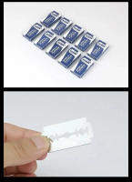 10PCS Hojas De Afeitar De Acero Inoxidable Limpiador Sin Rusticidad Compacto Y Portátil Para Hombres Calvos Para El Hogar - details 2