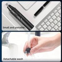 Afeitadora De Nariz Y Orejas Para Hombres Recargable USB Painless Eliminación De Vello Facial Y Cejas Trimmer De Nariz - details 4