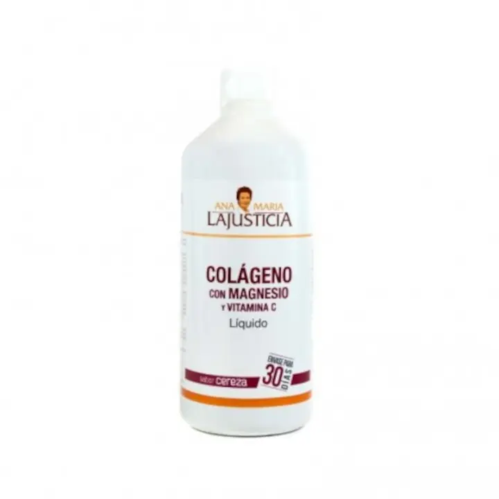 Colágeno con Magnesio y Vitamina C Líquido Ana María Lajusticia Sabor Cereza 1L - 1