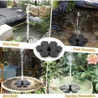 Fuente solar para Exterior de 1,5 W, Bomba de Agua solar, Bomba solar para Estanque con barería Y 4 Boquillas, solar para Fuente Bomba, mini Fuente flotante para Fuentes Decorativas de Estanque de Jardín - details 3