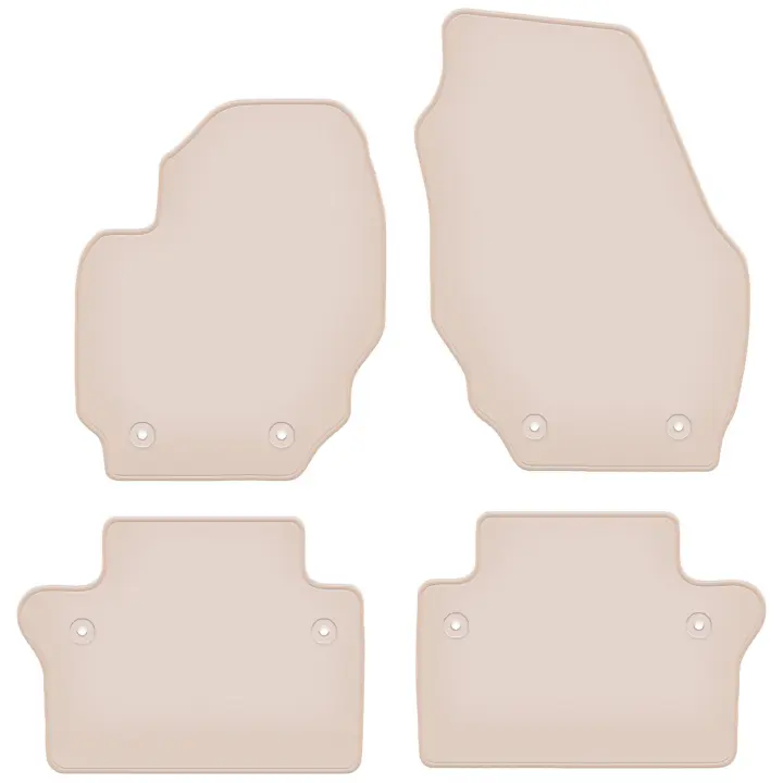 Alfombrillas PREMIUM beige para: Volvo S80 II sedán 2010-2017 - 1