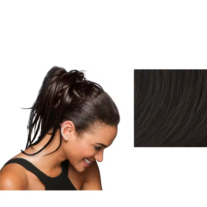 Hairdo Trendy Do Elastic Para Cabello Castaño Oscuro - 1