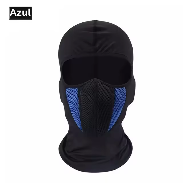 Máscara Facial Completa Transpirable Balaclava Para Motocicleta Montañismo Ciclismo Motocross Con Capucha Protección Del Cuello Y Cara Motos - 1