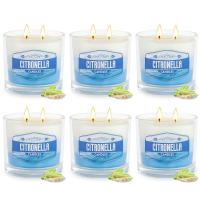 210 Hours Citronella Candles Outdoor, Citronella Candle Set 6 Pack, 100% Soy Wax Candle, Citronella Candles Outdoor, Candles for Balcony, Patio, Garden, Camping, Summer Gift - details 0