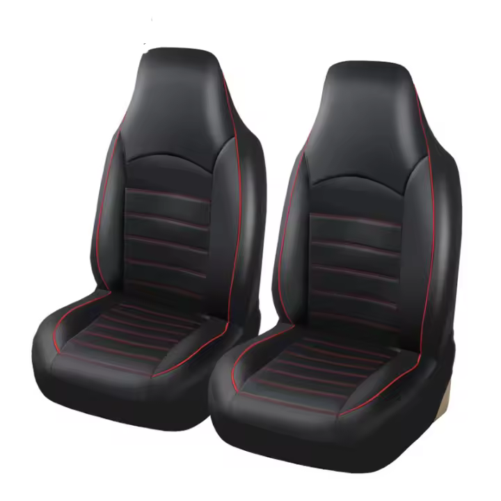 Funda universal para asiento de coche, Funda de cojín para asiento de cuero PU DE UNA Pieza para todas las - 1