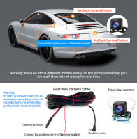 Cámara De Coche Con Pantalla Táctil De 10 Pulgadas 1080P DVR Grabadora De Video Espejo Dual Lente Streaming Grabadora De Conducción Negro - details 18