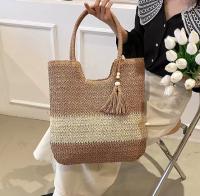 Bolsas de Playa de paja para Mujer, Bolsa de Playa Tejida, casual, Bohemian, Grande, Bolso de Hombre para Vacaciones - details 2