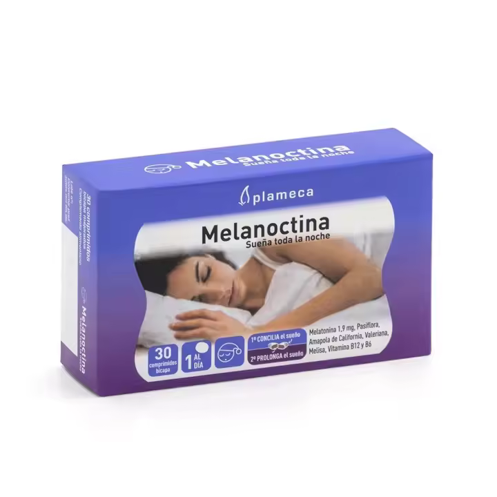 Melanoctina 30 comprimidos bicapa de plameca. Sueña toda la noche - 1