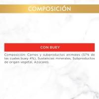 Gourmet Purina Gold Mousse, Comida Húmeda para Gato con Buey, 24 latas de 85g- Composición: Carnes y subproductos animales (de los cuales buey 4%), Subproductos de origen vegetal, Sustancias minerales, azúcares. Aditivos: Aditivos nutricionales: UI/kg: Vi - details 4