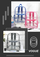Mochila escolar de gran capacidad, mochila de viaje para exteriores, mochila impermeable de PVC transparente - details 11