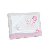 Interbaby sabanas coralina minicuna osito con lazo. - details 2
