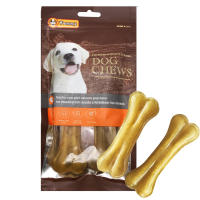 Pack 2-20PCs Hueso Prensado para Perros Piel Vacuno Fortalecedor de Dientes Stick Dental Dog Snack - details 0