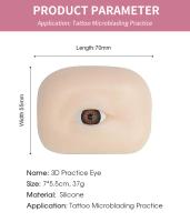 CNKESS Microblading 5D Textured Bionic Silicone Para Tatuaje De Cejas Y Ojos Módulo Estéreo De Maquillaje De Ojos Material De Silicona - details 1