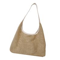 Bolso de Paja Trenza de Paja Gran Capacidad con Costura Artesanal - details 0
