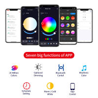 Luz De Tubo Inteligente Bluetooth Graffiti RGB Con Control APP Iluminación Interior Y Focos De Techo 85-265v LED Downlights - details 1