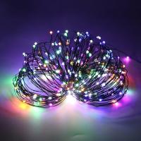 Luces De Navidad LED Con Cable Verde Control Remoto 10/50/100/200M Luces De Hadas Para Jardín Y Bodas Decoración Exterior IP44 Impermeables - details 1
