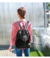 Mochila Negra Casual Para Mujer Sin Violencia En Forma De Oso Simple Y Cruzada Con Bolsillo Interior Para Computadora Material PU Y Poliéster - details 1