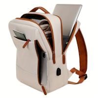 Bolsos,Mochila Ligera de Nailon para portáthil with compartimentor, mochila casual with Funda para chariot, Correas de hombro ajustables, cerre de Cremallera, forro de poliéster, para Viajes, desplantes Diarios y Negocios- - details 4